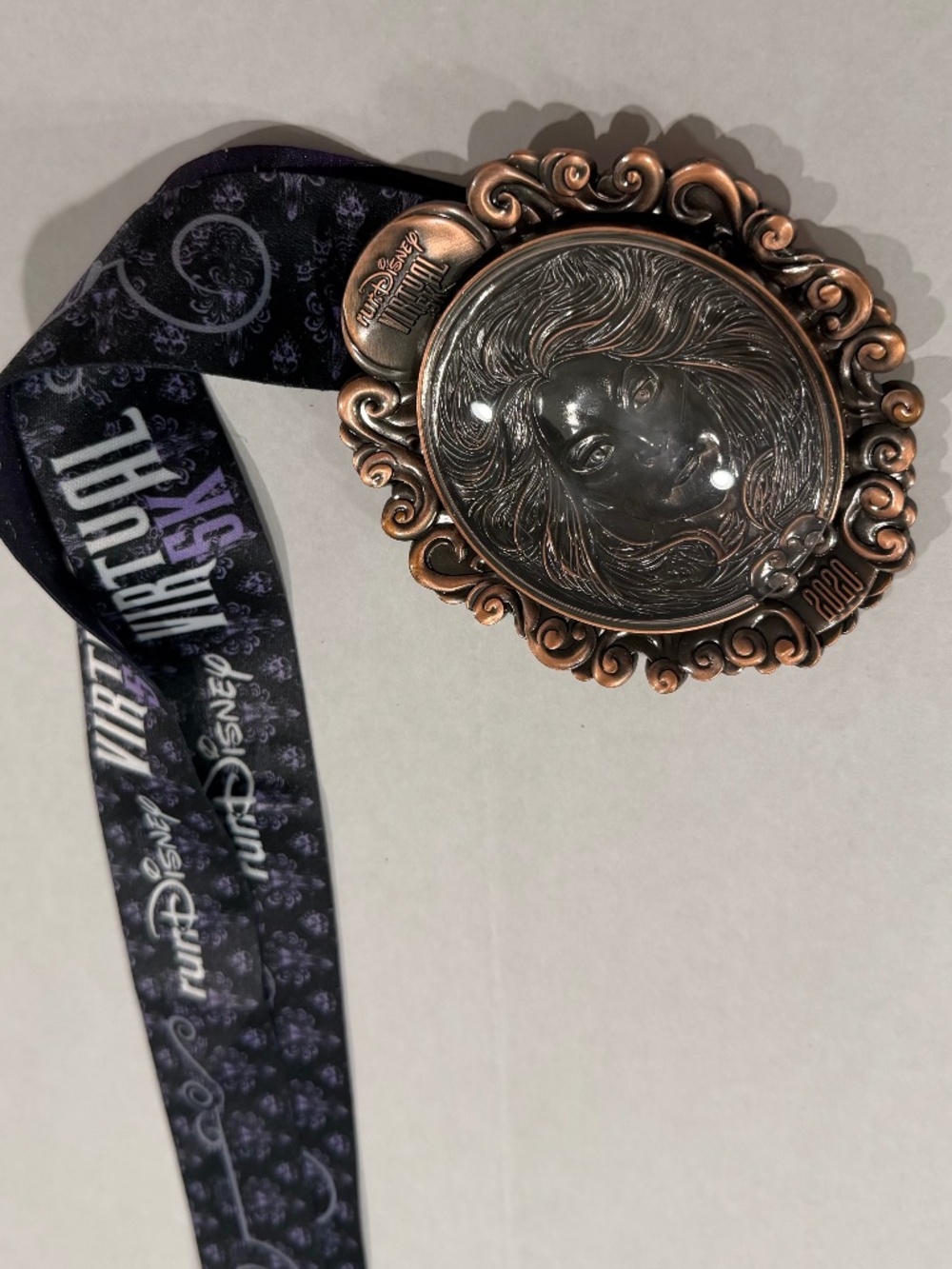runDisney 2020 Virtual 5K Haunted Mansion Madame Leota Medal